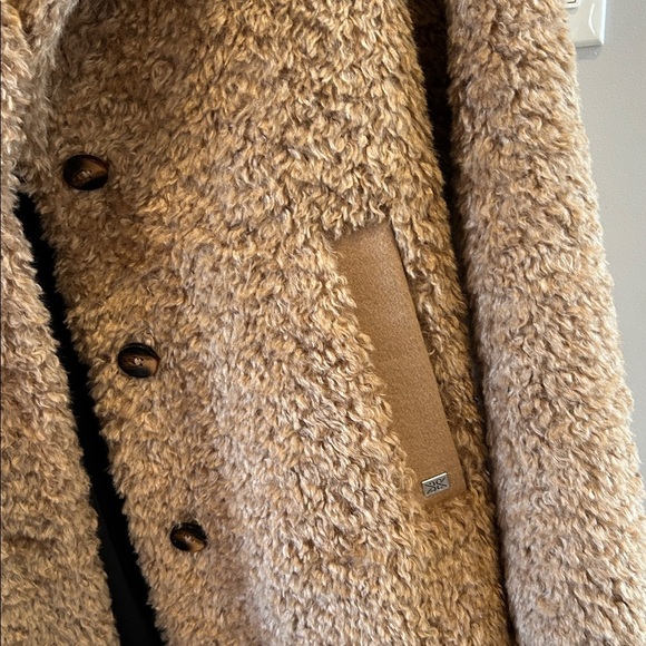 Soia + Kyo Santhia Faux Shearling Jacket in Toffee - Picture 6 of 14